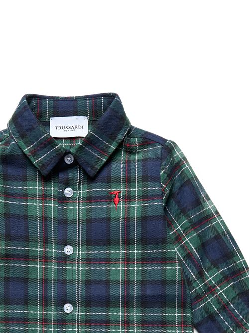 Camicia quadri TRUSSARDI | TIA25053CAVERDE BLU